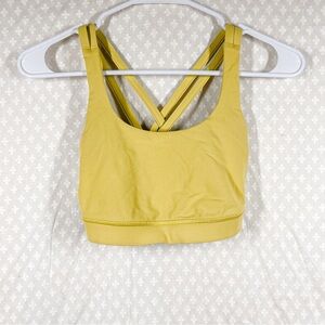 Lululemon Lime Green Racerback Criss Cross‎ Sports Bra